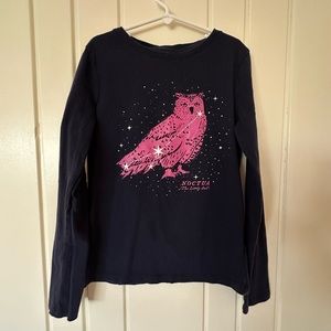 Gap Kids Long-sleeve Tee. Owl Constellation motif. Organic Cotton. XL.